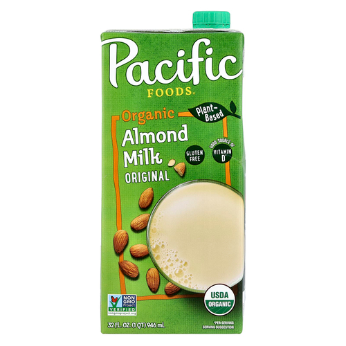Pacific Foods, органическое миндальное молоко, 946 мл (32 жидк. унции)