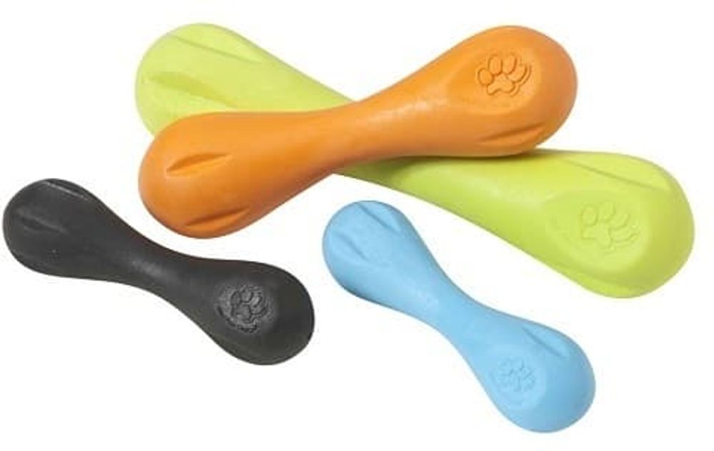 Zogoflex игрушка для собак гантеля Hurley XS 11,5 см голубая