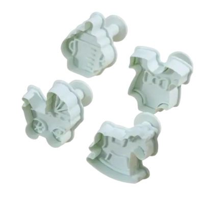 Набор плунжеров кондитерских Доляна «Малышок», 4 шт, 5×5 см, цвет МИКС