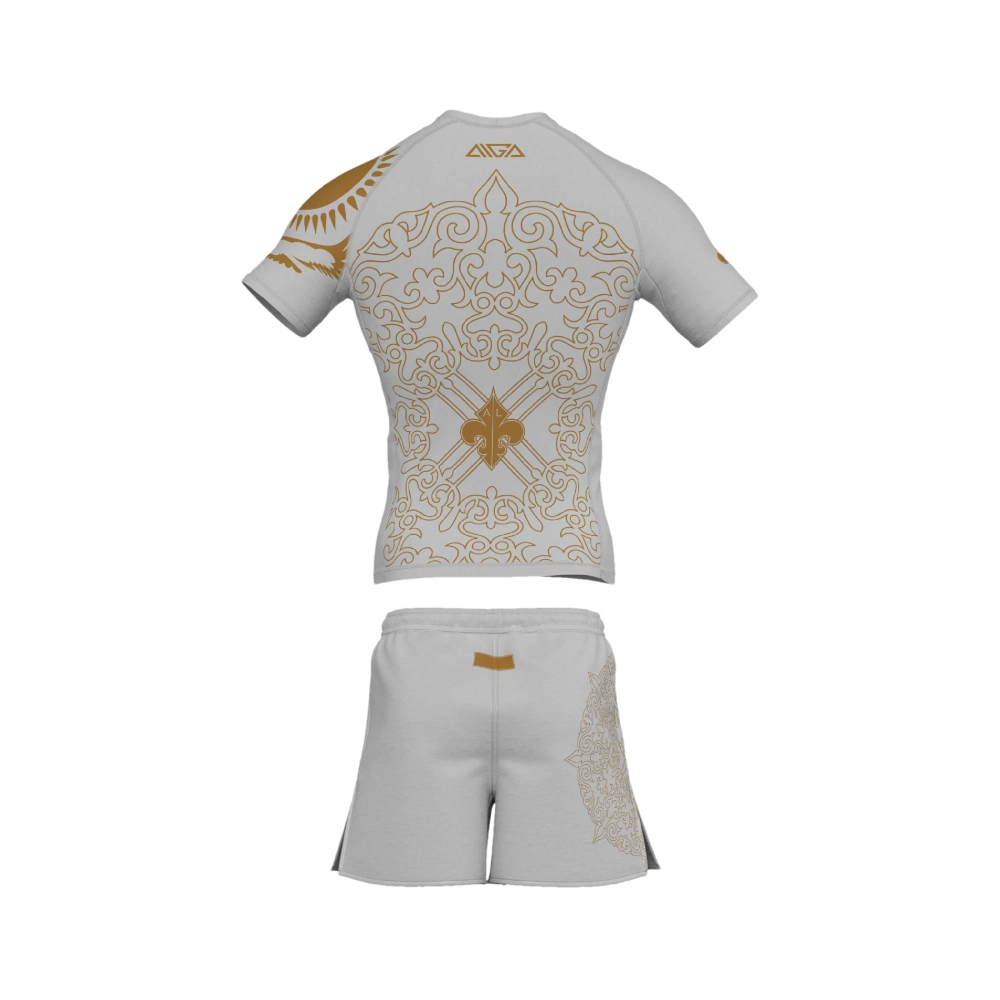 Рашгард + Шорты AL LEONE AIGA White