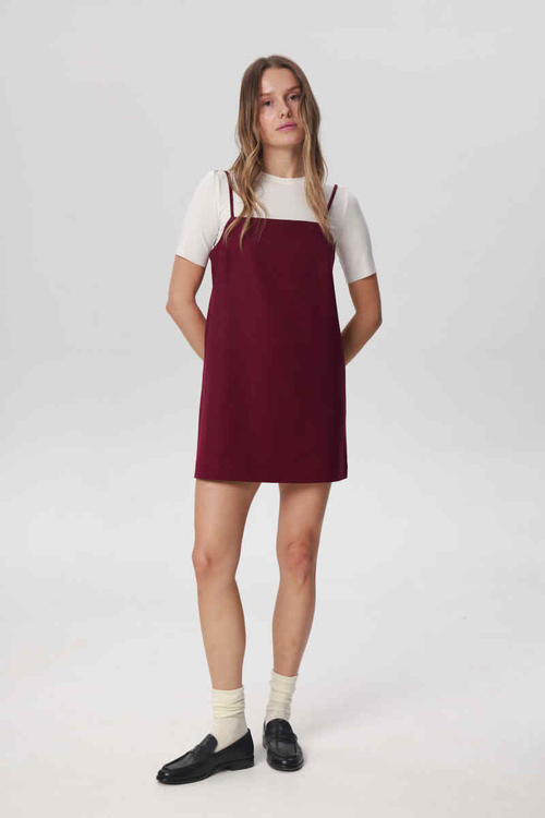 Топ-корсет на молнии из костюмной ткани, серый