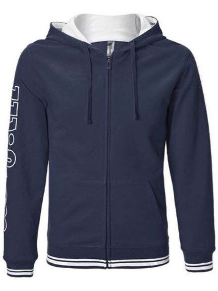 Мужская теннисная кофта Wilson Team II FZ Hoody M - небесный