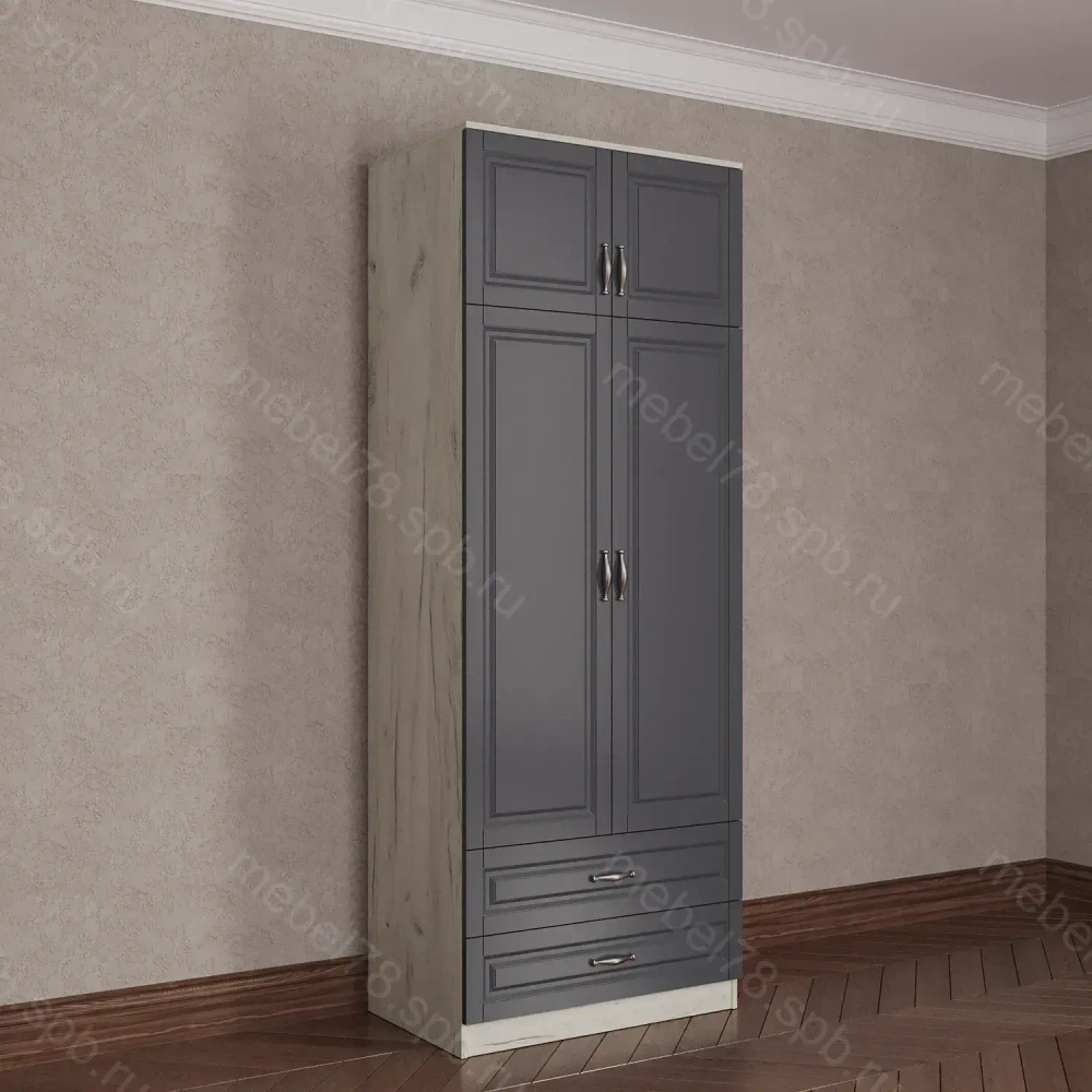 Шкаф распашной с антресолью 2/4 (мадес)