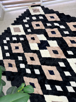 Покрывало меховое ковер из шкуры овчины