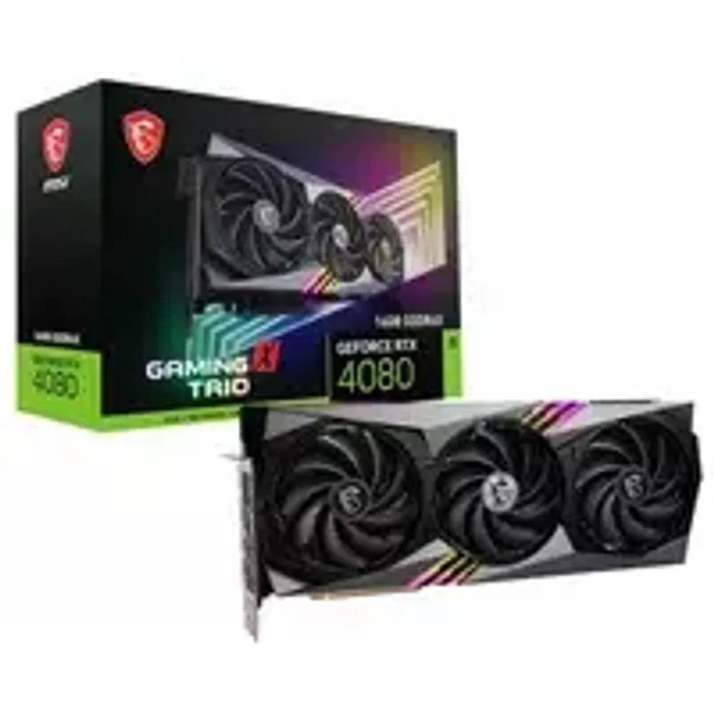 Видеокарта MSI GeForce RTX 4080 16GB GAMING X TRIO