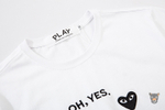 Футболка PLAY Comme des Garsons "Oh, yes"