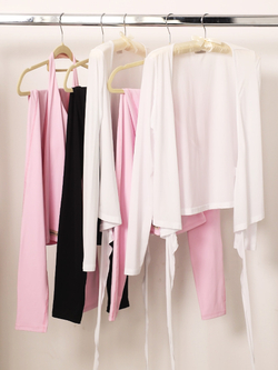 Кофта на завязках BALLET белая