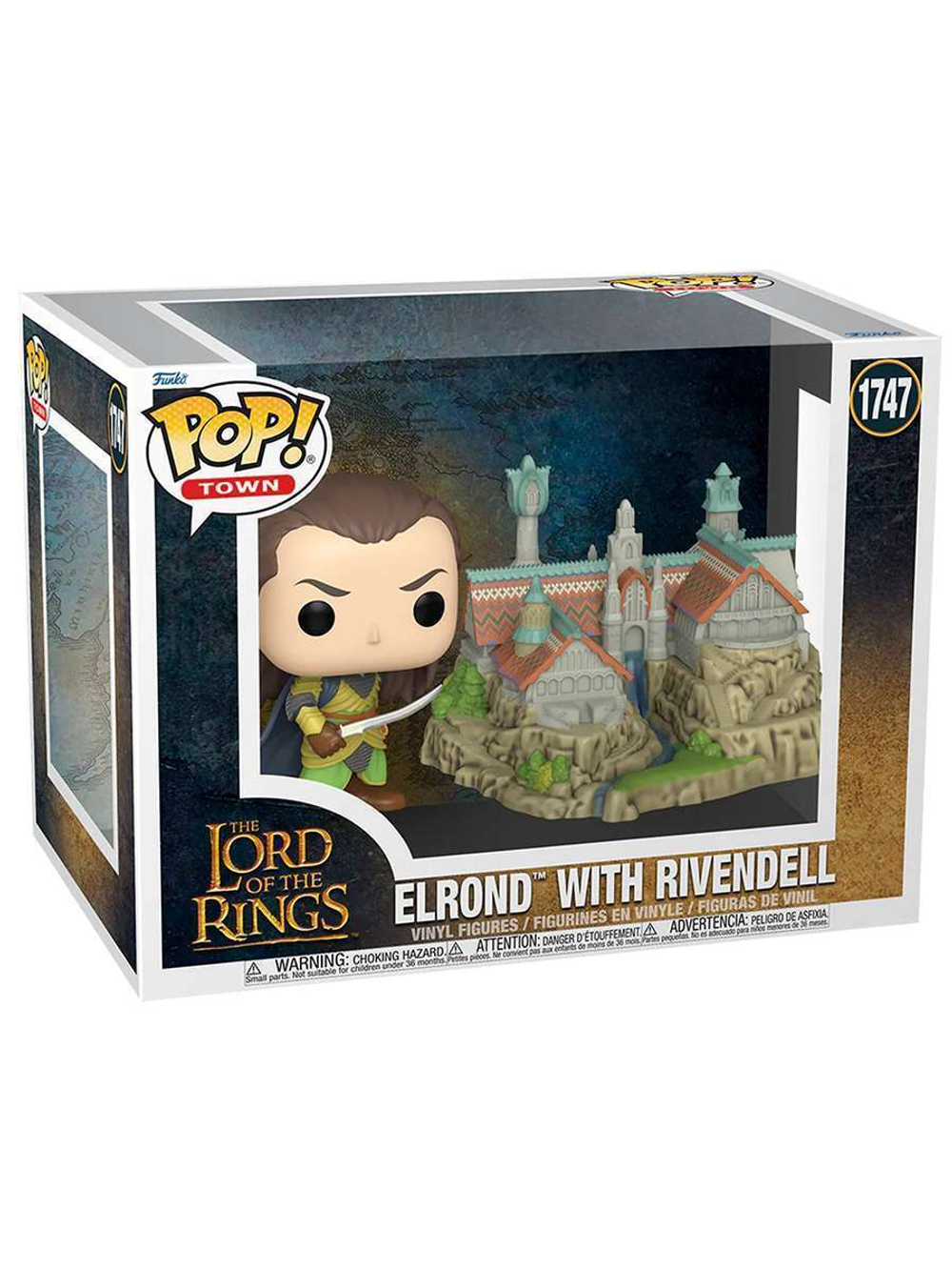 Фигурка Funko POP! Town LOTR S8 Elrond with Rivendell (1747) 83787