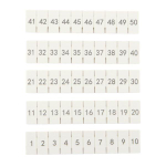 Маркировка для клемм 2.5 UT 1-50 (уп.100шт) EKF scr-ut-mrk-2.5-1-50