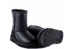 UGG Kids Classic Short Metallic Black