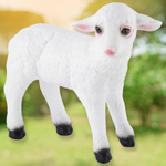 Фигура садовая "Барашек маленький" 28см, полистоун