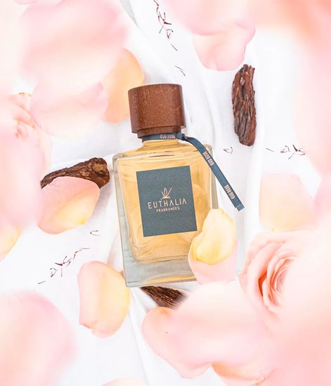 Oud Rose, ароматический диффузор с палочками, Euthalia Fragrances