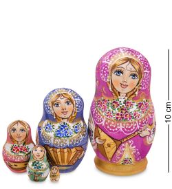 Народные промыслы МР-44/ 3-C Матрешка 5м «Василина» мал.