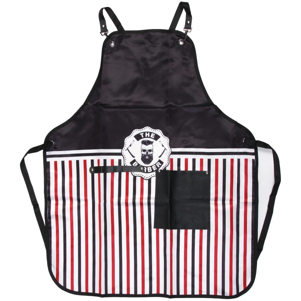 Фартук парикмахерский «BARBER», цвет как на фото, 84*65см (иск. кожа)