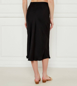 Сатиновая юбка DKNY - черный(DJ4K9510)