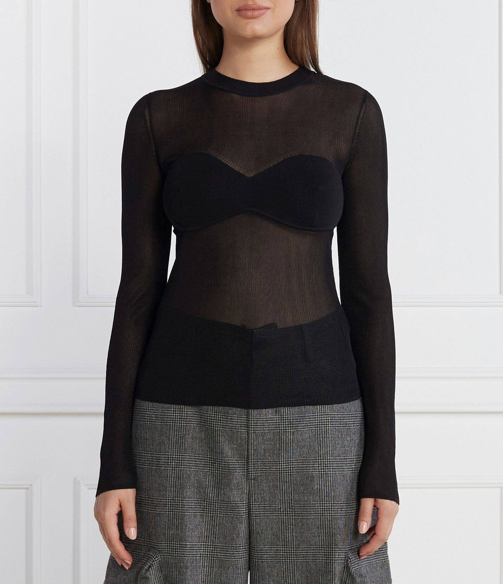 Блузка Patrizia Pepe - черный(2K0204 K078)