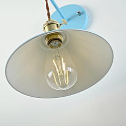 Бра С Подвесным Плафоном Braid Wall Blue By Imperiumloft