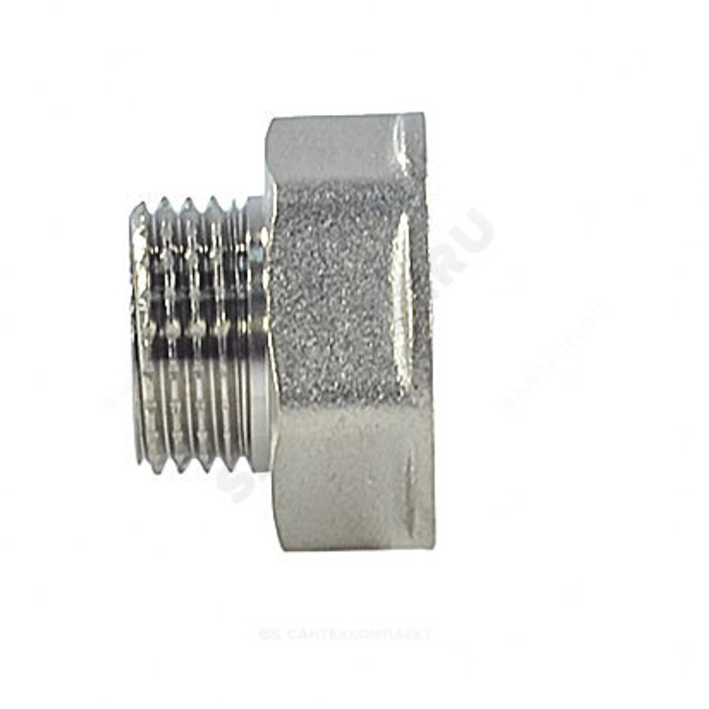 Переход латунь никель реборда Ду 20х15 (3/4"х1/2") ВР/НР SantechSystems