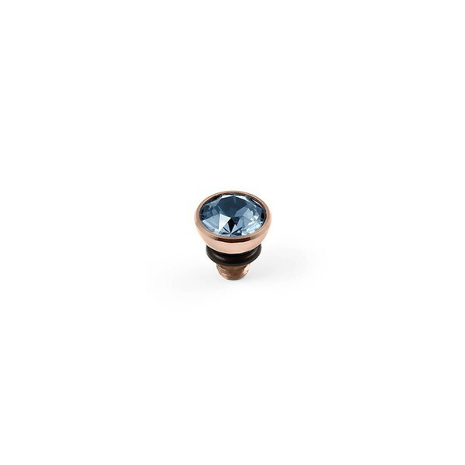 Шарм Qudo Bottone Light Sapphire 5 мм 630095 BL/RG