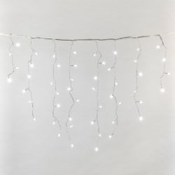 ULD-B3010-200-DTA WHITE IP20 Бахрома светодиодная с контроллером. 200 светодиодов. 3 м. белый. IP20. провод прозрачный