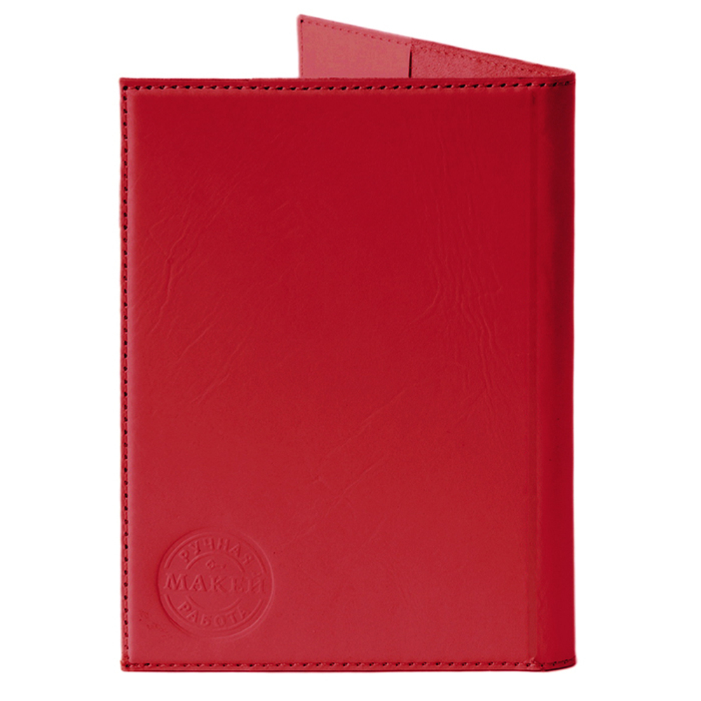 Обложка на паспорт «Bubbles». Цвет красный