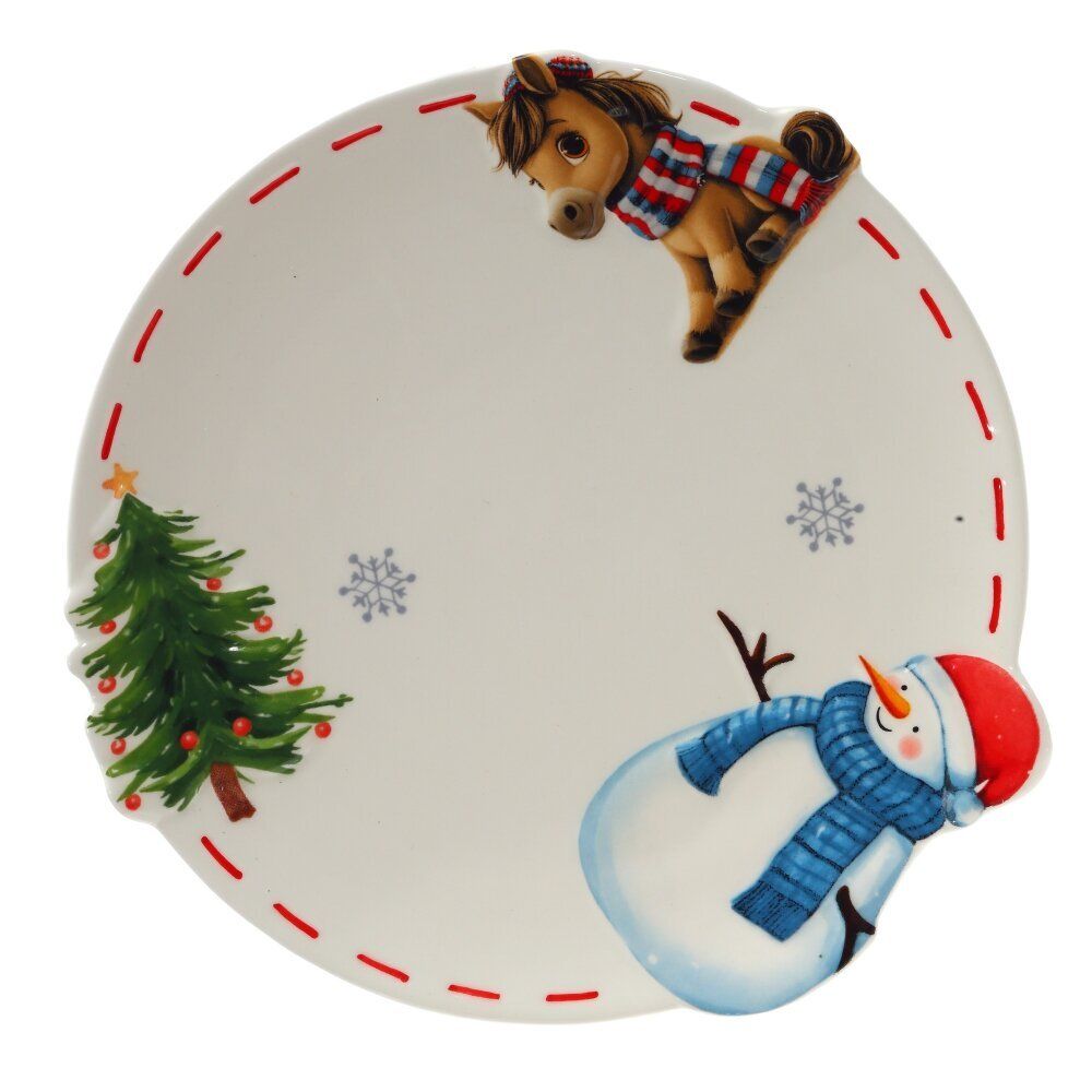 GAEM Тарелка "Лошадка", L21 W21 H2 см