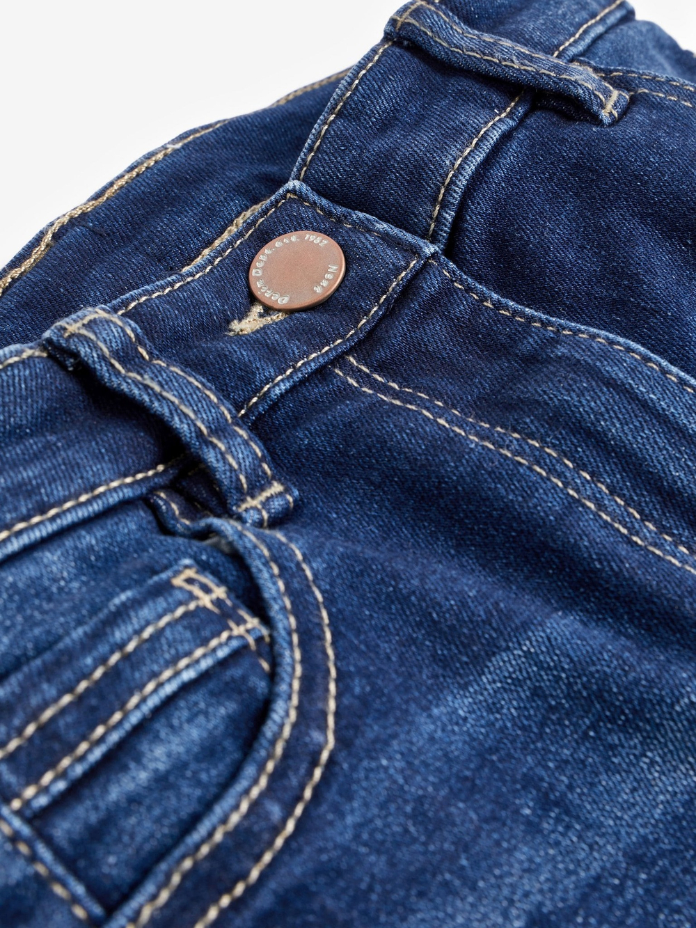 Джинсы узкие для девочки Next U53-753, Синий