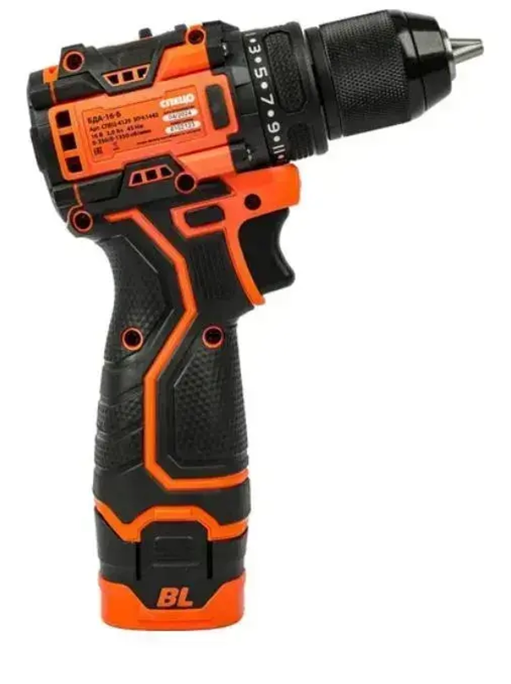 Дрель аккумуляторная СПЕЦ БДА-16-Б БЕСЩЕТОЧНАЯ (45Нм, 2АКБ х 2Ач, кейс)+ перчатки в ПОДАРОК