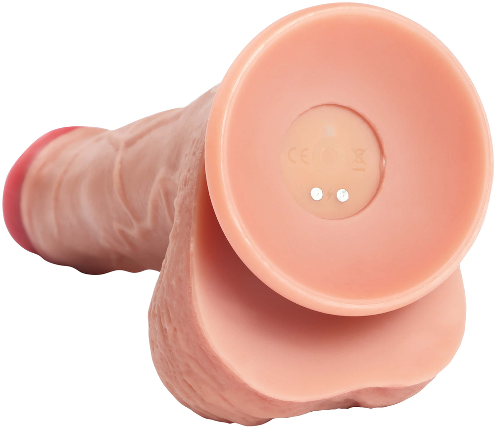 Реалистичный фаллоимитатор с функцией пенетрации и вибрации с дистанционным управлением