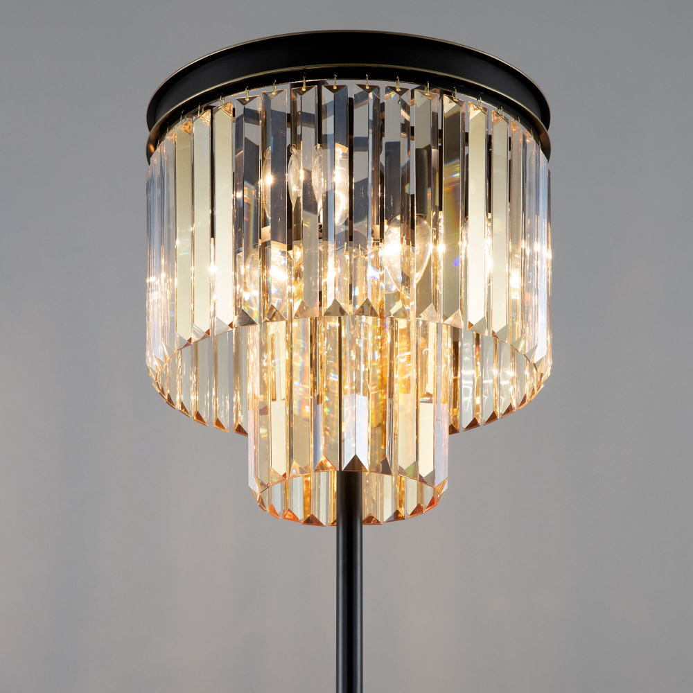 Citilux Мартин CL332962 Торшер хрустальный Шампань