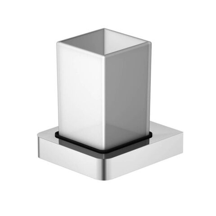 Steinberg Серия 420 Стаканчик с с держателем, белое сатин. стекло, хром 420 2001