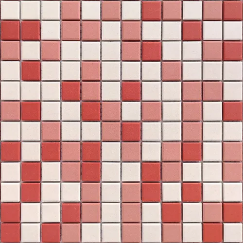 Мозаика из керамогранита Venere 23x23x6 L’Universo красный