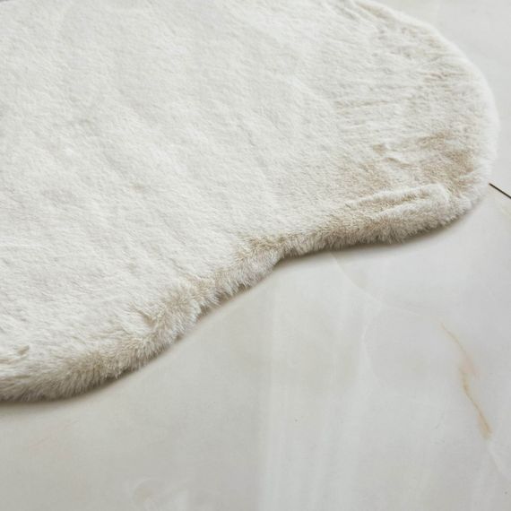 Коврик Плюшевый (крем) 80х120