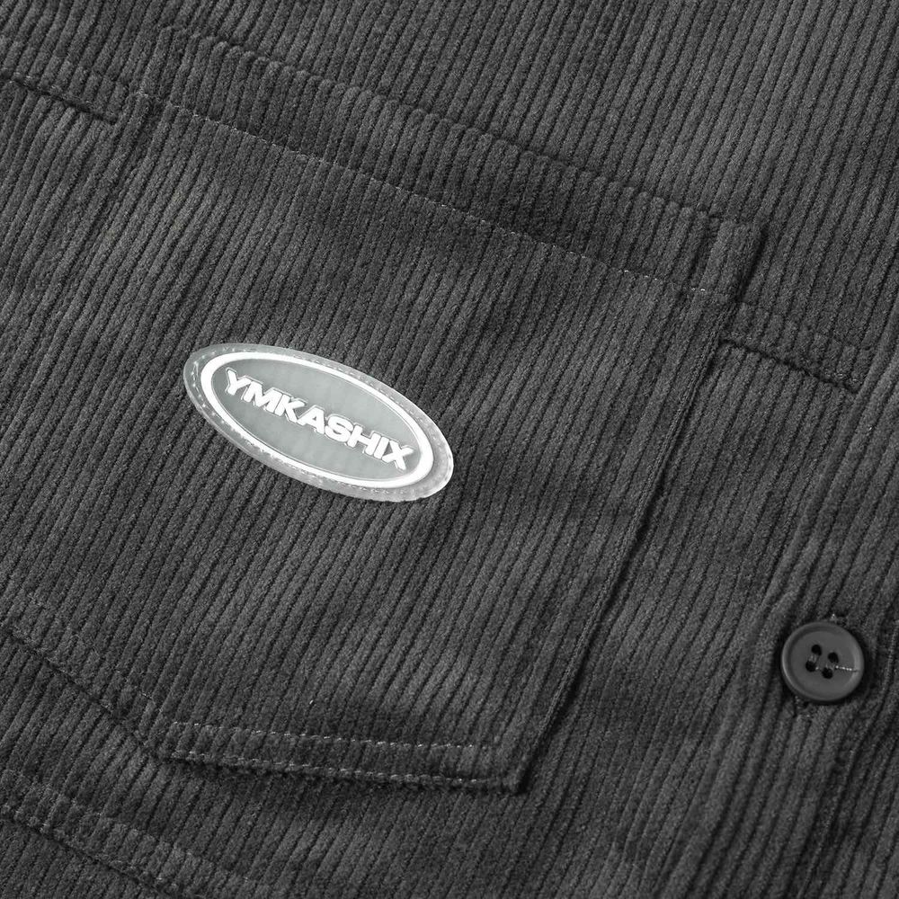 Рубашка Ymkashix Velvet Button угольная