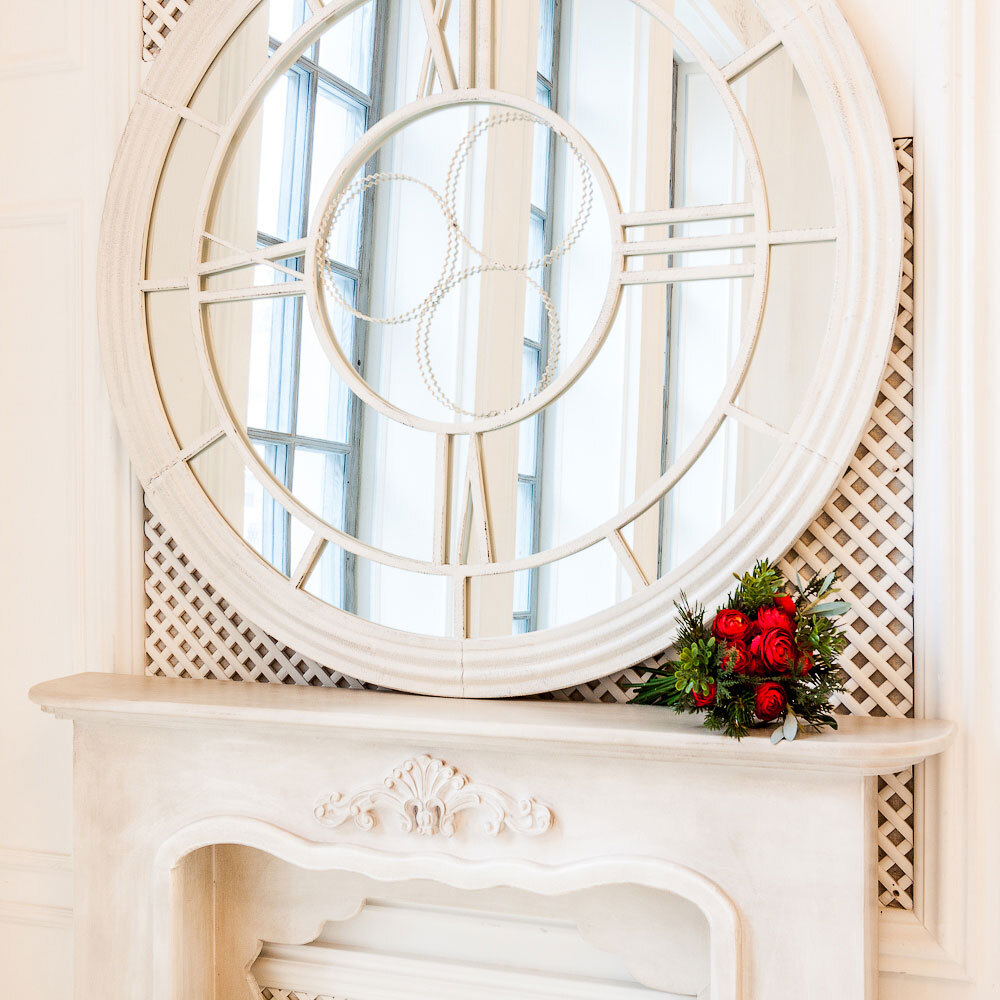 Настенное зеркало Объект мечты Сен-Лазар вайт