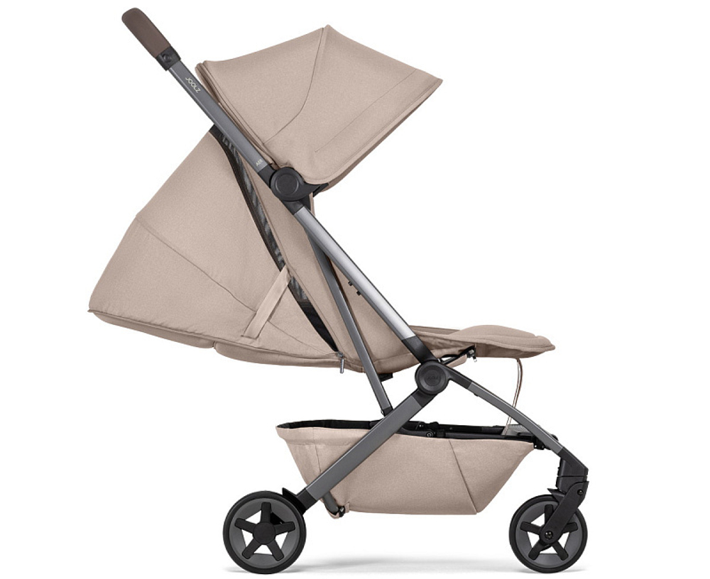 Коляска 2 в 1 Joolz Aer 2 с бампером Sandy Taupe/Mid Brown Carbon
