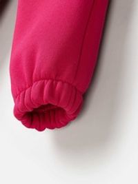 Джоггеры "Фуксия" с карманами утепленные