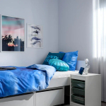 Стеллаж - IKEA TROFAST, 34х44х55 см, белый/серо-зеленый, ТРУФАСТ ИКЕА