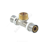 Тройник МП латунь пресс Дн 20х1/2"х20 НР ГОСТ 32415-2013 8012 Aquasfera 8012-02