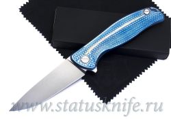 Нож Широгоров Флиппер 95 "Горыныч" Elmax подшипник анодированиефотография - 1