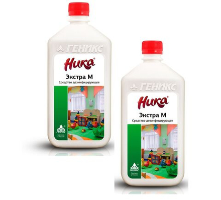 Ср-во дезинф с моющим эфф "НИКА-ЭКСТРА М" 1л
