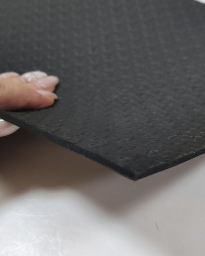 Микропористая резина для тапочек 3мм Черная