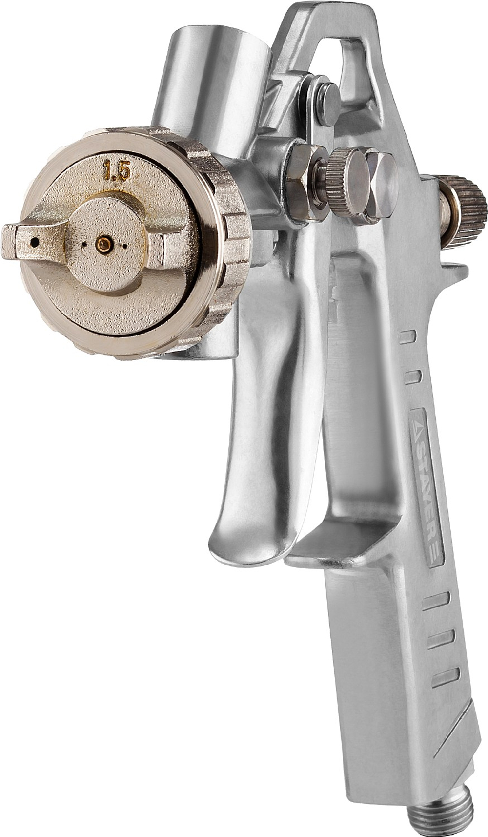 STAYER ORION G, 1.5 мм, пневматический краскопульт с верхним бачком (06471-1.5)