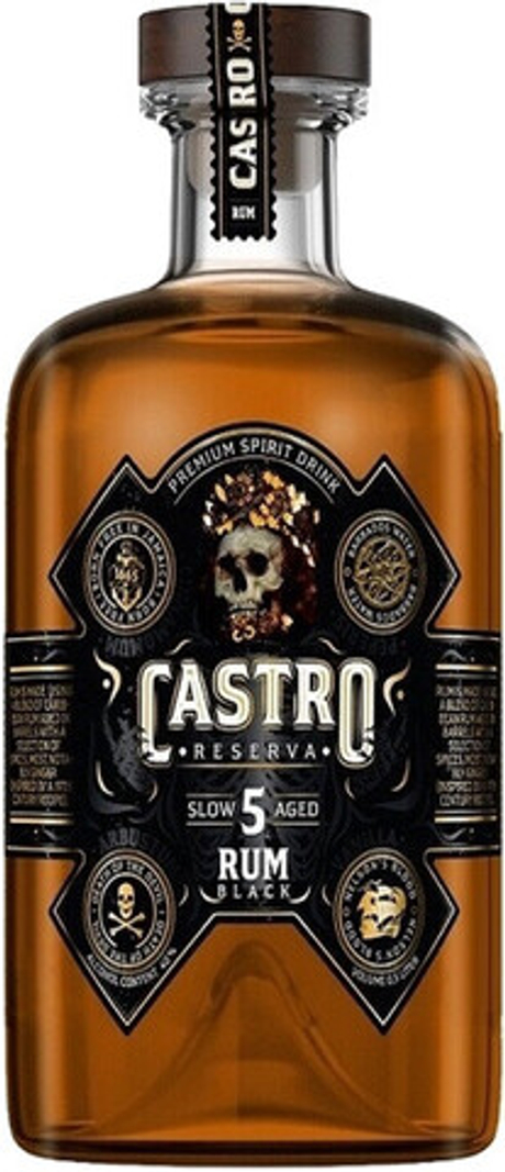Ром кастро выдержанный. 5 выдержанный 40. 5л. Ром ssb, "castro" reserva, 0. 5.