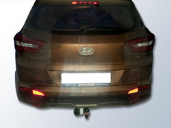 Фаркоп для Hyundai Creta 2016-2021 Тип шара: A. Нагрузки: 1300/75 кг, HY 29