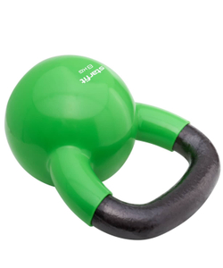 Гиря винил. STARFIT DB-401, 8 кг, цвет зеленый