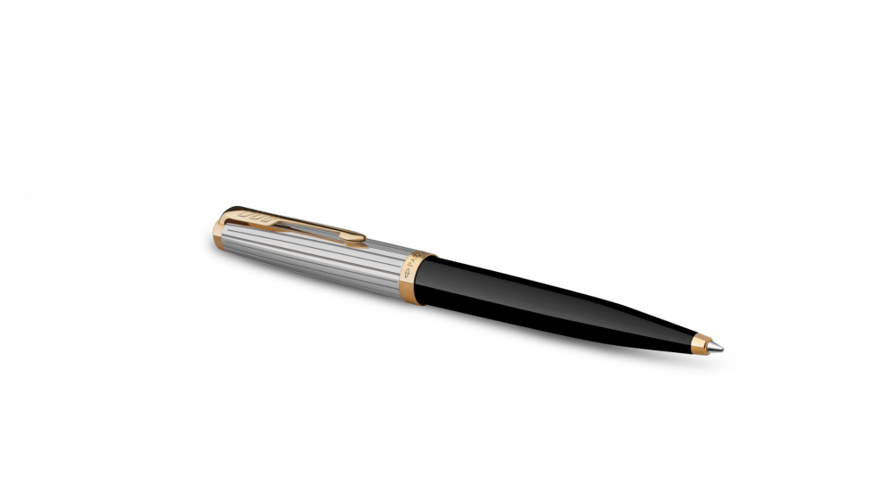 Шариковая ручка Parker 51 Premium Black GT, стержень: M, цвет чернил: black, в подарочной упаковке.