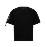 Футболка Heartz Christine Silver-Printed черная