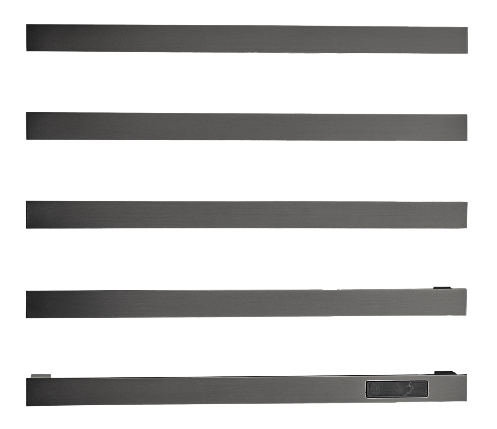 Встроенный ЭЛ. П-сушител на 5 полки (ГРАФИТ,квадрат)  ViEiR (3/1шт)