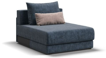 Ричмонд Модуль оттоманка Велюр Роял синий